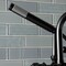 Aqua Vintage AE8400DX Deck Mount Clawfoot Tub Faucet, Matte Black AE8400DX - alternate 6